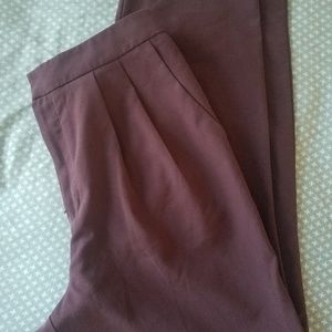 Forever 21 Burgandy Trousers